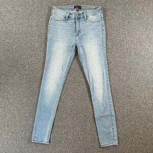 Abercrombie & Fitch Jean Legging Womens 27/4S Harper Low Rise Light Blue Dist.